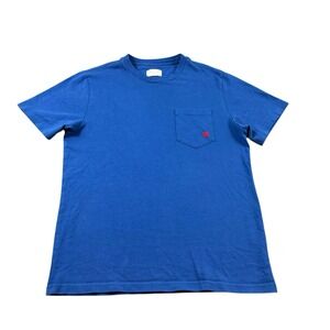 Aime Leon Dore Blue Floral S/S Cotton Men's T Shirt Size Large Portugal